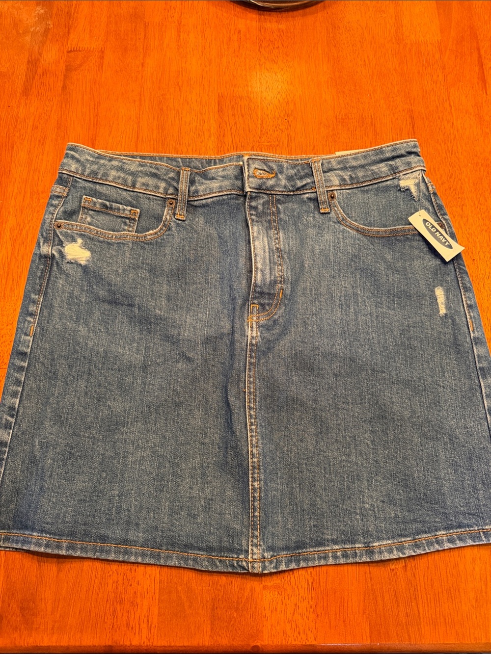 Old Navy Blue Denim Mini Skirt
